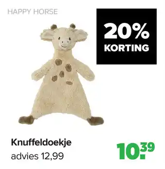 Baby-Dump Knuffeldoekje aanbieding