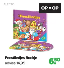 Baby-Dump Feestliedjes Boekje aanbieding