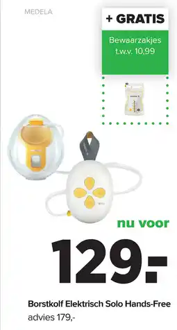 Baby-Dump Borstkolf Elektrisch Solo Hands-Free aanbieding