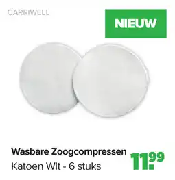 Baby-Dump Wasbare Zoogcompressen aanbieding