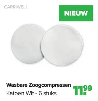 Baby-Dump Wasbare Zoogcompressen aanbieding