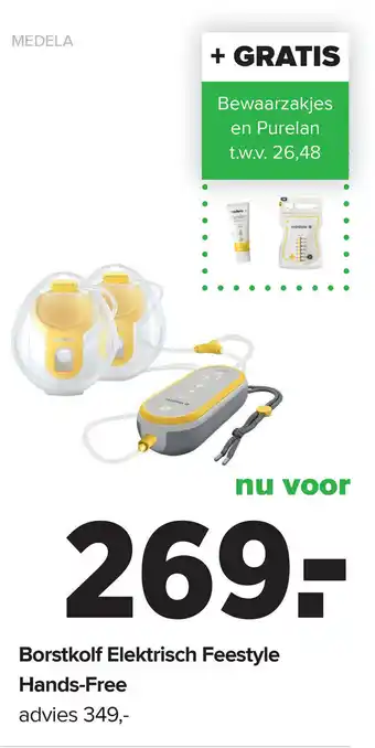 Baby-Dump Borstkolf Elektrisch Feestyle Hands-Free aanbieding