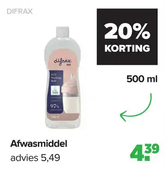 Baby-Dump Afwasmiddel aanbieding