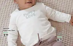 Baby-Dump Babylook Puppy Love T-Shirt aanbieding