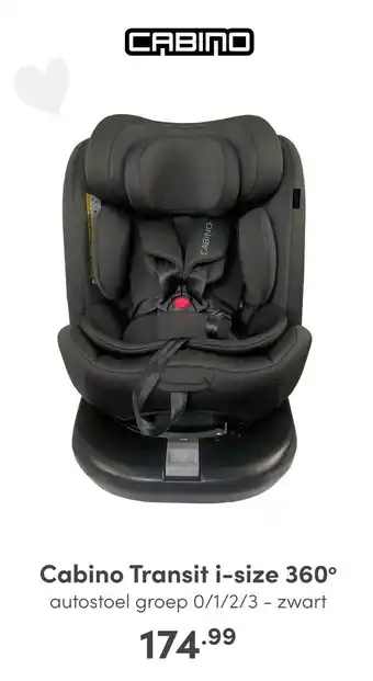 Baby & Tiener Cabino Transit i-size 360° aanbieding