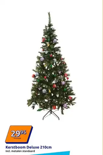 Action Kerstboom Deluxe 210cm aanbieding