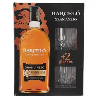 Dirck 3 Ron Barcelo Añejo Geschenkverpakking 70 cl aanbieding