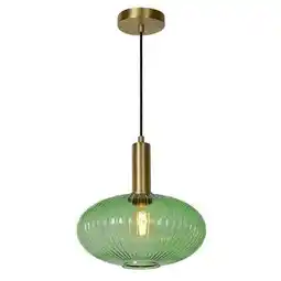 Praxis Lucide Hanglamp Maloto - Groen - 30cm - E27 aanbieding