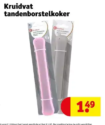 Kruidvat Tandenborstelkoker aanbieding