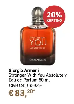 Mooi parfumerie Giorgio Armani aanbieding