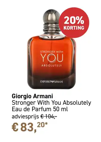 Mooi parfumerie Giorgio Armani aanbieding