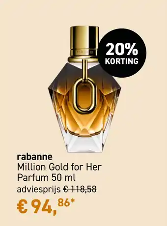 Mooi parfumerie Rabanne aanbieding