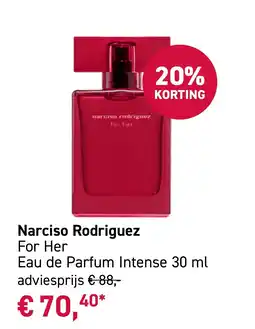 Mooi parfumerie Narciso Rodriguez aanbieding