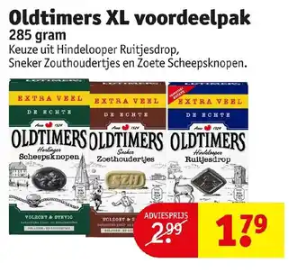 Kruidvat Oldtimers XL voordeelpak 285g aanbieding