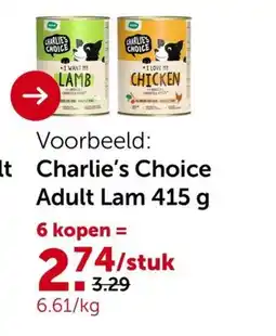 Aveve Charlie's Choice Adult Lam 415 g aanbieding