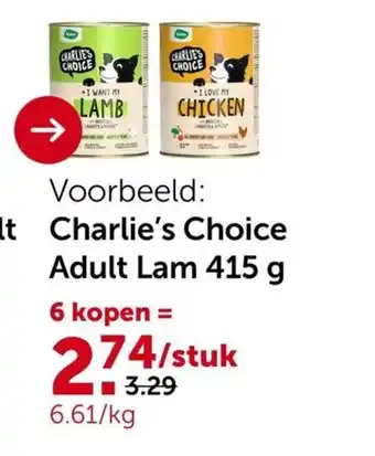Aveve Charlie's Choice Adult Lam 415 g aanbieding