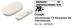 MediaMarkt Google Chromecast TV Streamer 4K Chromecast aanbieding