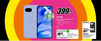 MediaMarkt Google Pixel 9a Obsidian 128 GB Paars Smartphone aanbieding