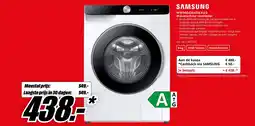 MediaMarkt Samsung WW90DG6U25LKU3 Wasmachine voorlader aanbieding