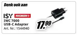 MediaMarkt Isy huismerk IWC 7000 USB-C Adapter aanbieding