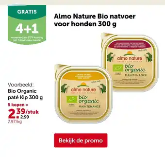 Aveve Almo Nature Bio natvoer voor honden aanbieding