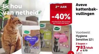Aveve Aveve kattenbak vullingen aanbieding
