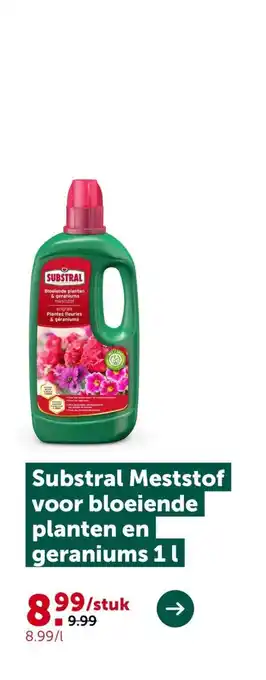 Aveve Substral Meststof voor bloeiende planten en geraniums aanbieding