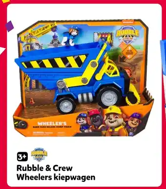 Intertoys Rubble & Crew Wheelers kiepwagen aanbieding