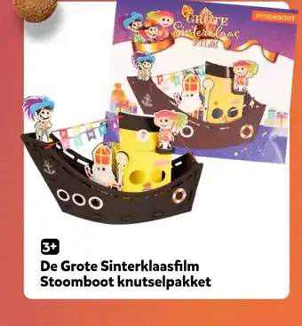 Intertoys De Grote Sinterklaasfilm Stoomboot knutselpakket aanbieding