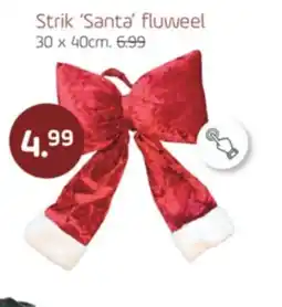 Coppelmans Strik Santa fluweel aanbieding