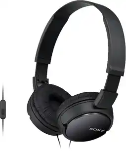 Coolblue Sony MDR-ZX110AP Zwart aanbieding