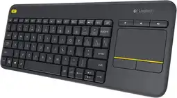 Coolblue Logitech K400 Plus Wireless Touch Zwart QWERTY aanbieding