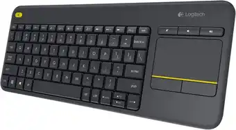 Coolblue Logitech K400 Plus Wireless Touch Zwart QWERTY aanbieding