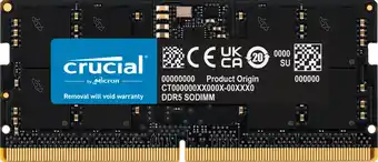 Coolblue Crucial 16GB DDR5 SODIMM CL46 5600MT/s aanbieding