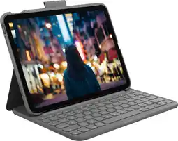 Coolblue Logitech Slim Folio Apple iPad (2025/2022) Toetsenbord Hoes QWERTY aanbieding