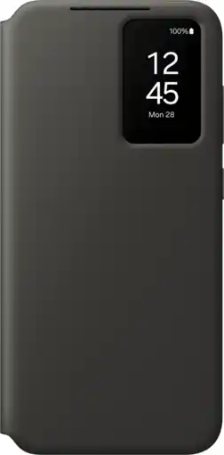 Coolblue Samsung Galaxy S24 FE Clear View Book Case Zwart aanbieding