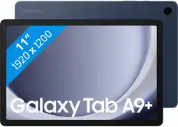 Coolblue Samsung Galaxy Tab A9 Plus 11 inch 8GB/256GB Wifi Blauw aanbieding