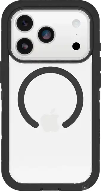 Coolblue Otterbox Defender Pro XT iPhone 17 Pro Back Cover met MagSafe Magneet Transparant Zwart aanbieding