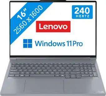 Coolblue Lenovo ThinkBook 16p - 21U00011MH QWERTY aanbieding