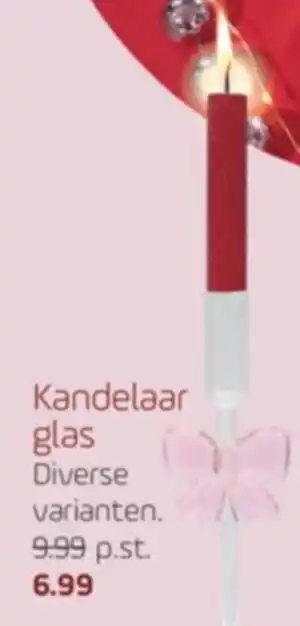 Coppelmans Kandelaar glas aanbieding