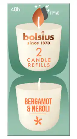 De Online Drogist Bolsius Bergamot & Neroli Candle Refills aanbieding