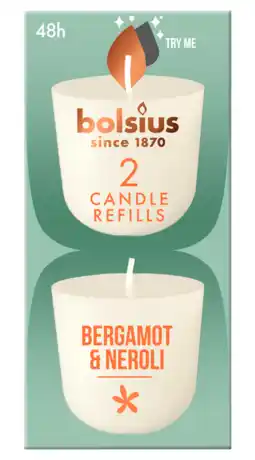 De Online Drogist Bolsius Bergamot & Neroli Candle Refills aanbieding