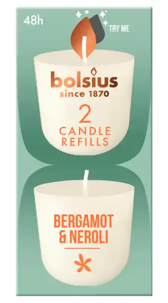 De Online Drogist Bolsius Bergamot & Neroli Candle Refills aanbieding