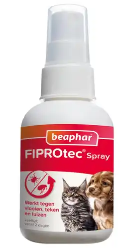 De Online Drogist Beaphar FIPROtec Vlooien, Teken en Luizen Spray aanbieding