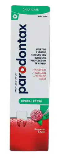 De Online Drogist Parodontax Herbal Fresh Tandpasta aanbieding