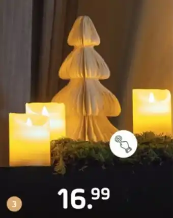 Coppelmans Rustieke LED kaars aanbieding