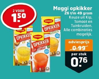 Trekpleister Maggi opkikker aanbieding