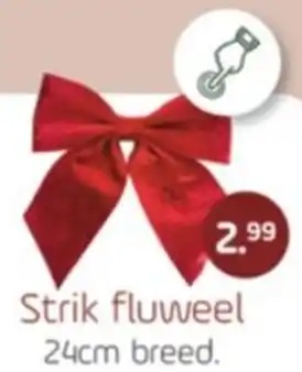 Coppelmans Strik fluweel aanbieding