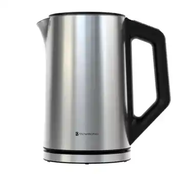 ANWB Kitchenbrothers Waterkoker 1,5L Zilver aanbieding