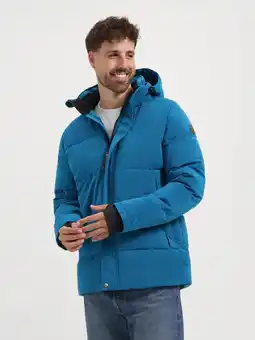 ANWB Travelin' Sverger Heren Puffer winterjas Blauw aanbieding